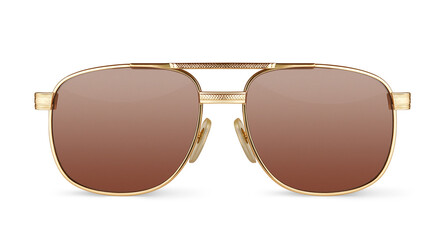 Retro sunglasses isolated on white background
