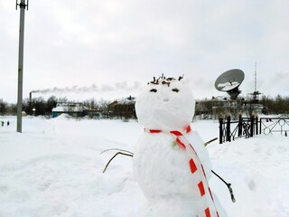 snowman end of winter
