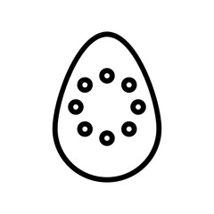 egg line icon