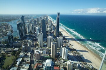 aerial view from gold coast in Australia © Rick Neves