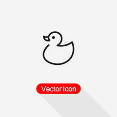 Duck Icon Vector Illustration Eps10