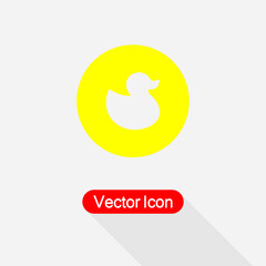 Duck Icon Vector Illustration Eps10