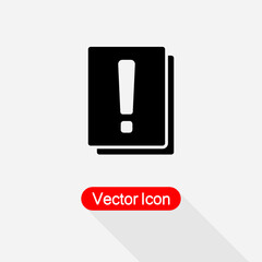 Exclamation Mark Icon Vector Illustration Eps10