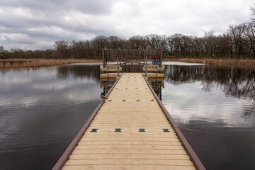 A little pier in a lake