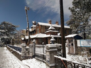 Snowfall at shimla
