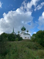 Fototapeta premium Old orthodox church in Russia