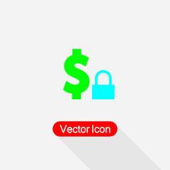 Fixed Icon, Save Money Icon Vector Illustration Eps10