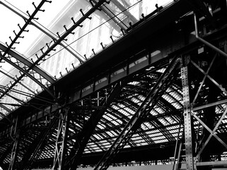 steel and metal structure