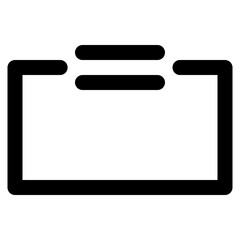 File manager outline icon
