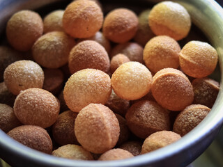 close up of a bowl of chocolates