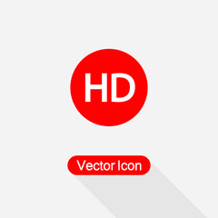 HD Icon Vector Illustration Eps10