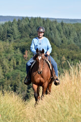 Geländeritt mit American Quarter Horse