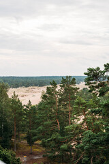 Obraz premium Beautiful sandy beach Yyteri at summer, in Pori, Finland