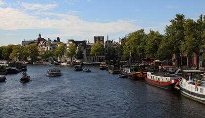 Obraz premium Amsterdam, Amstelblick 