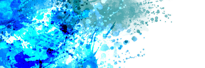 Fototapeta na wymiar abstract colorful splash watercolor grunge background paint art texture