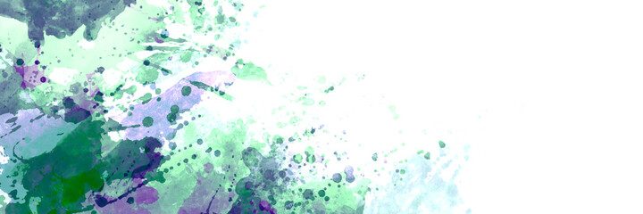 Fototapeta na wymiar abstract colorful splash watercolor grunge background paint art texture