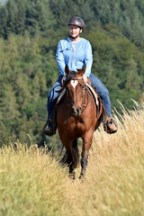 Geländeritt mit American Quarter Horse