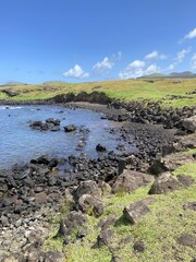 Littoral de l'île de Pâques