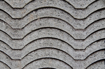 Roof tile stack with gradient gray 