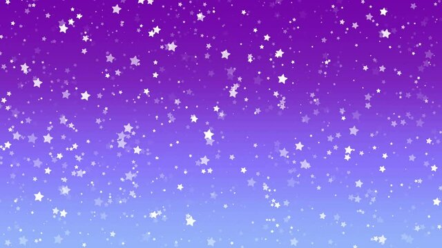 Blue stars glitter star pattern background animation