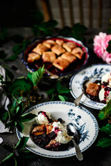  Blackberry lavender cobbler.style rustic
