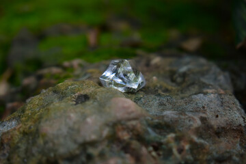 Lump of diamonds
Is a diamond crystal that has not yet been cut