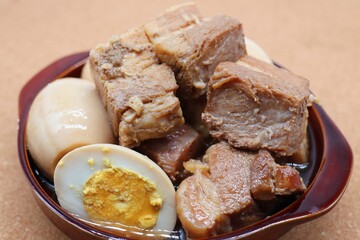 豚の角煮と煮卵