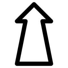Direction arrow line icon
