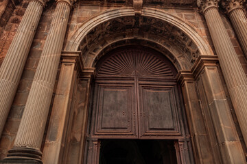 Entrance to Basilica of Bom Jesus