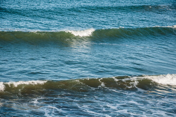 sea waves on the beach