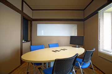interior of meeting room in small office