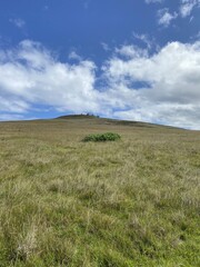 Colline du volcan Poike à l'île de Pâques