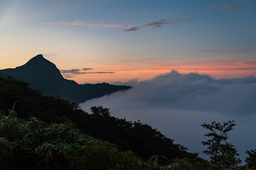 登山の風景