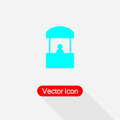 Fototapeta na wymiar Sales Booth Icon Vector Illustration Eps10