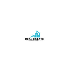 Home and buildings logo premium
