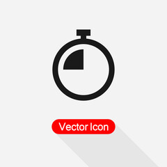 Stopwatch Timer Icon Vector Illustration Eps10