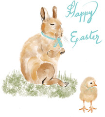 easter bunny designs hand drawn