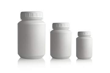 white medicine bottle