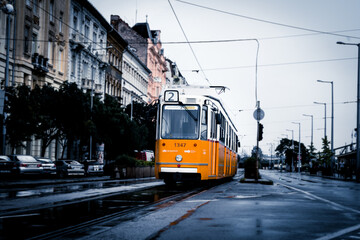 Naklejka na ściany i meble Straßenbahn