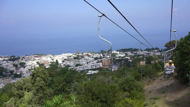Capri Island, Italy Funivia su Anacapri (Capri)