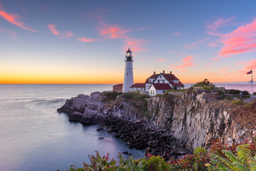 Portland, Maine, USA at Portland Head Light