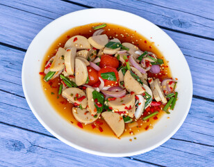 Thai Spicy Seafood and Pork Salads