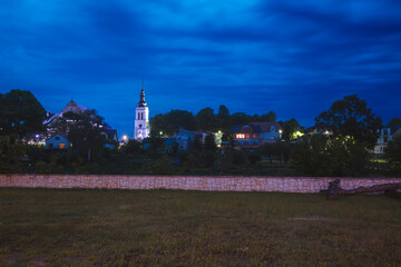 Obraz premium Panorama of Uniejow