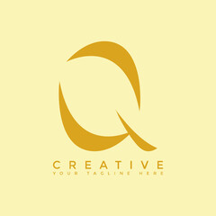 INITIAL Q LETTER LUXURY ORNAMENT MONOGRAM LOGO (CONCEPT 3)