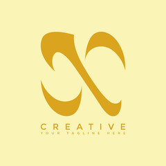 INITIAL X LETTER LUXURY ORNAMENT MONOGRAM LOGO (CONCEPT 3)