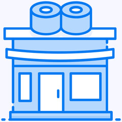 
Commercial eating house, design of sushi restaurant icon
