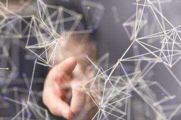 internet net and data digital concept.