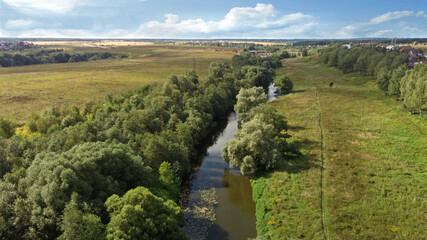 Desna river upstream