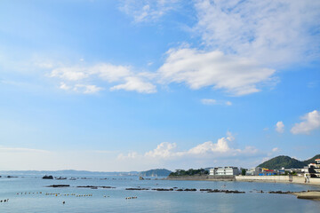 Fototapeta na wymiar 真名瀬海岸/Shinnase Coast・Kanagawa Hayama