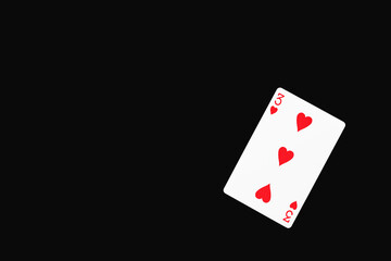 トランプ　ハート　3　素材